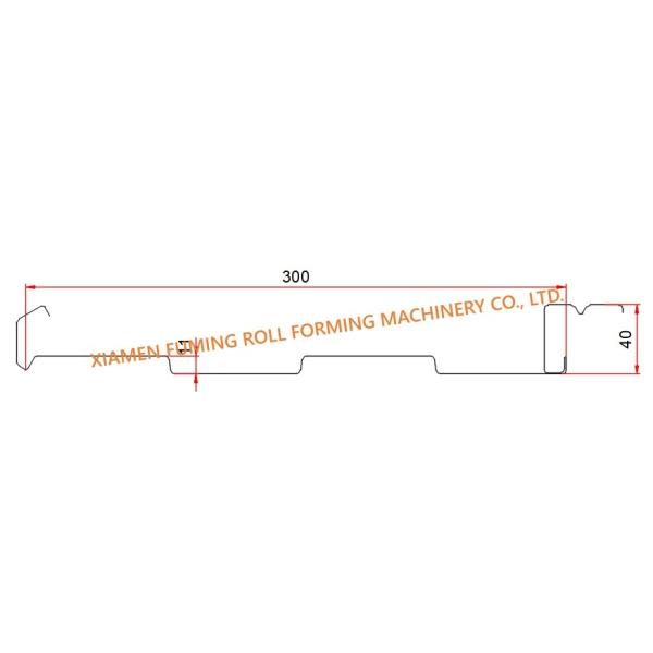 Profile Cladding Roof Panel Roll Forming Machine High Precision