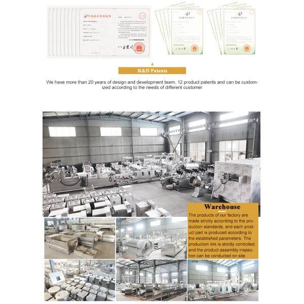 Automation Stainless Steel Potato Processing Plant/frozen Potato Chips Machine/Frozen French Fries Production Line