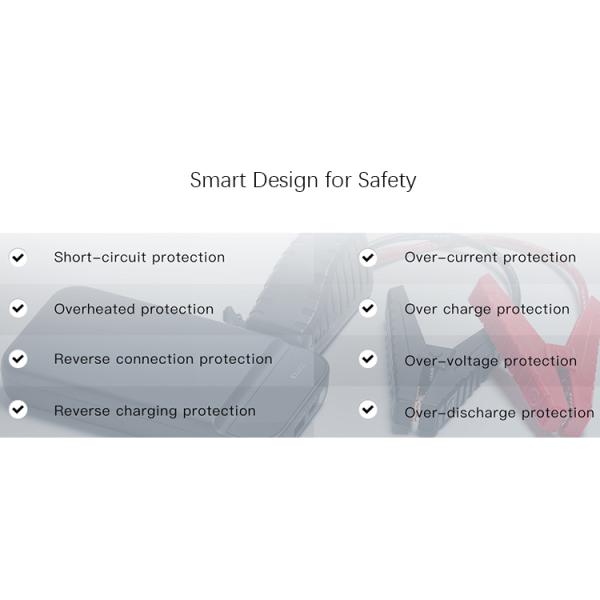 70mai Jump Starter Battery Power Bank Real 11000mah Car Starter Auto Buster Car Emergency Booster Battery Car Jump Start