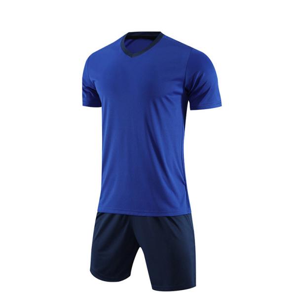 Oem Factory Manufacturer Custom Logo Mercerized Cotton Sports Team Jerseys Breathable Football Uniform Suit