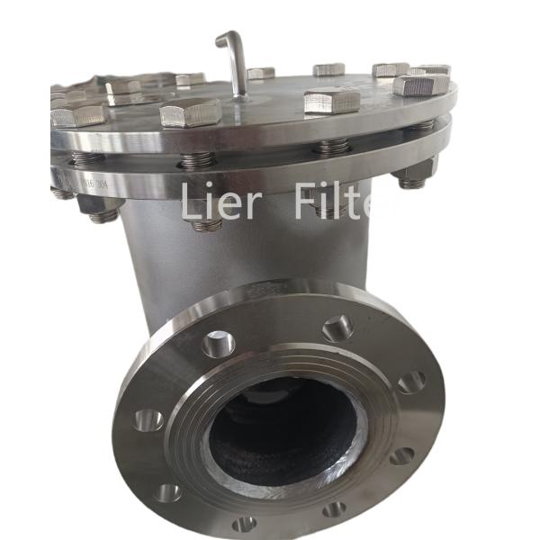 DN25-DN300 Stainless Steel Mesh Basket Strainer 90% Filter Rating