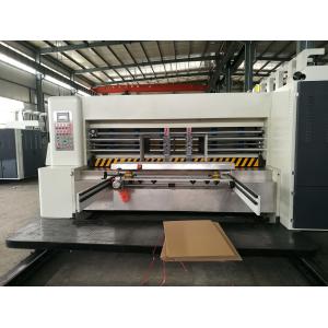 High Speed Printer Slotter Die Cutter / 4 Color Computer Controlled Die Cutter