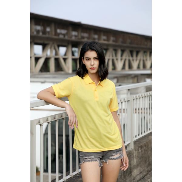 Custom Mercerized Cotton Lapel Embroidered Men's Polo Shirt In Solid Color