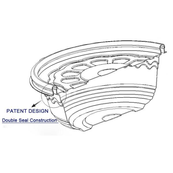 Round Clear Cookies Pastry Disposable Plastic Food Box Desserts Salads