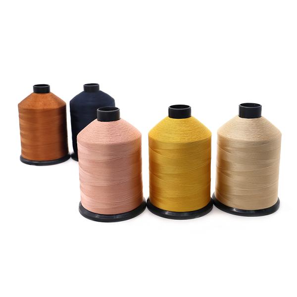 Pattern Dyed Tex35 Tex45 Tex70 High Strength Multi-color Bonded Nylon Thread for Sofa