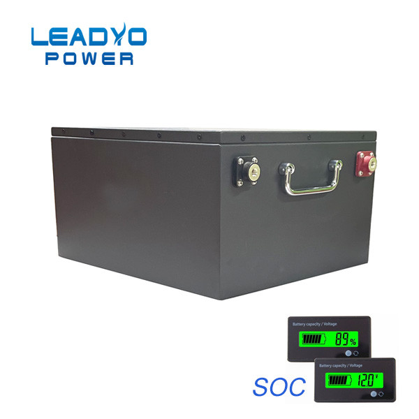 48V 50Ah Golf Cart Lithium Ion Batteries , LifePO4 Battery Pack For Replacement AGM