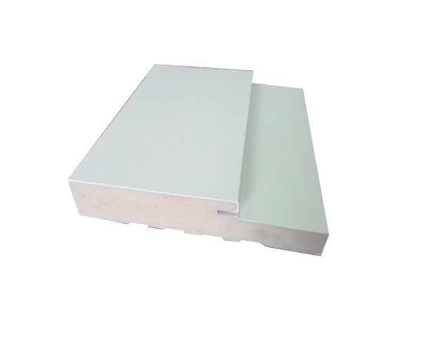 Water Proof Wood Grain Texture WPC Composite Profiles Door Jamb / PVC Door Frame