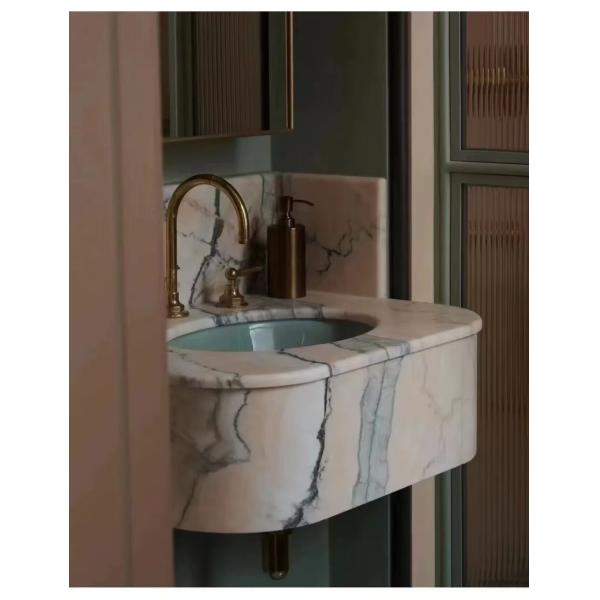 Luxury Statuario Italian Marble Statuario Rosso Marble With Stain Resistant Surface