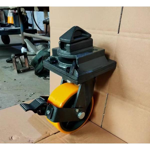 3 Ton Heavy Duty Caster ISO Sea Shipping Container Caste Wheels Swivel within Building Material Shops and Plate Casters