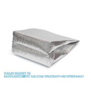 Wholesale Disposable Food Delivery Aluminum Foil Cooler Thermal Insulation Bag