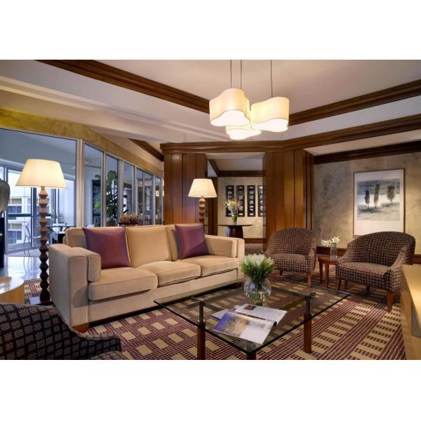 ODM Commercial Hotel Living Room Furniture Fabric Sofa