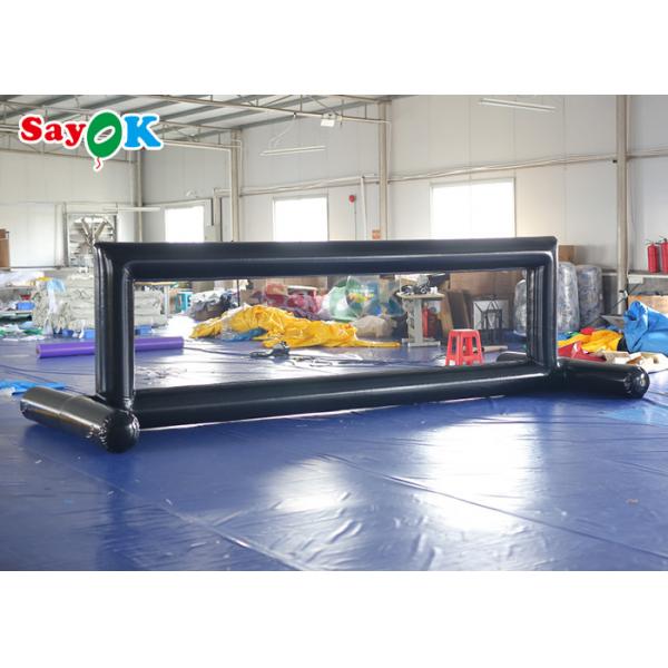 Saturn Water Toy 4x2x1.5m Inflable Volleyball Pool Floats With Net Water Party Toy