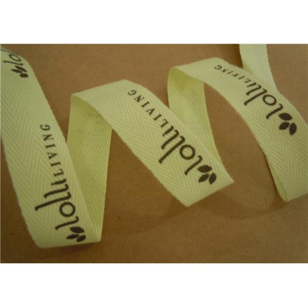 Light Weight Cotton Webbing Tape Woven Jacquard Ribbon Printing Colored