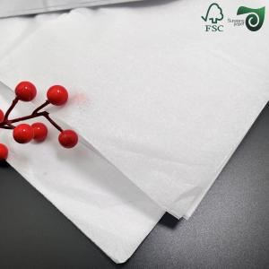 China FSC Heat Resistant  Food Safe Greaseproof Wrapping Paper White on sale