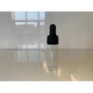 Quality 10ml Clear Amber Glass Dropper Bottle Essential Oil Packaging for sale