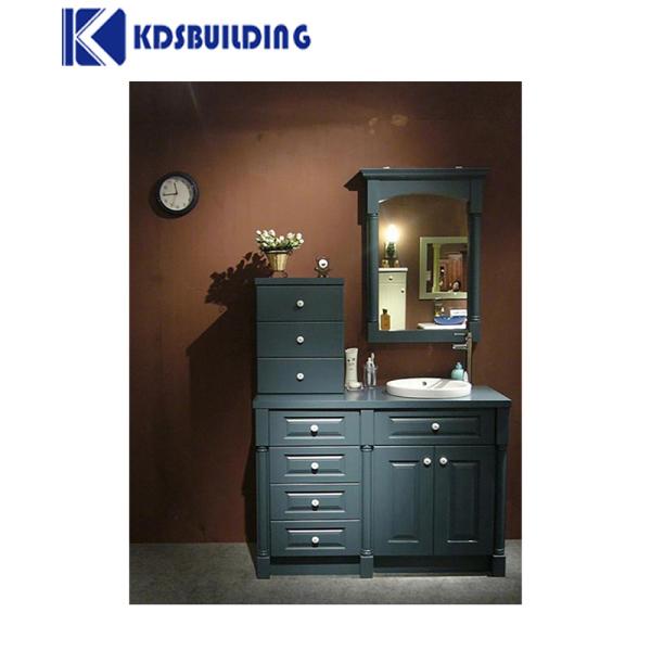 Design Solid Wooden Bathroom Vanity Cabinet