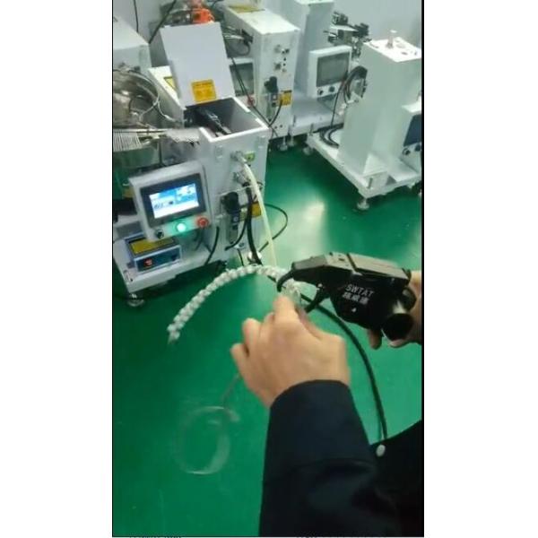 Nylon Plastic Automatic Cable Tie Installation Tool 4 Inch Bundle Bar With Cable