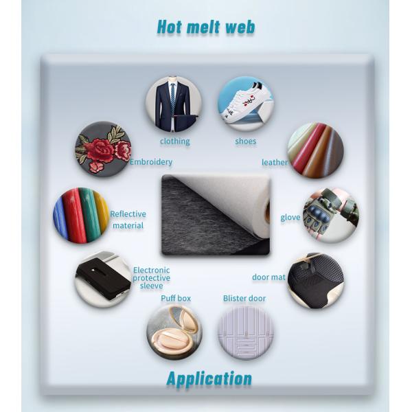 TPU Non - woven Hot Melt Fusible Web For Garment Bonding