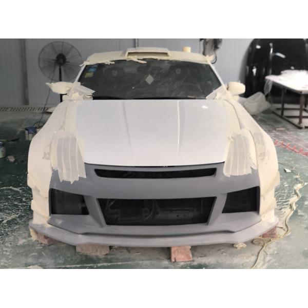 Air Knife FRP Nissan 350z Wide Body Kit Side Skirts OEM Front And Rear Bumper