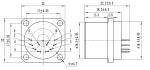 Multifunctional miniaturized range detector with accelerometer for various