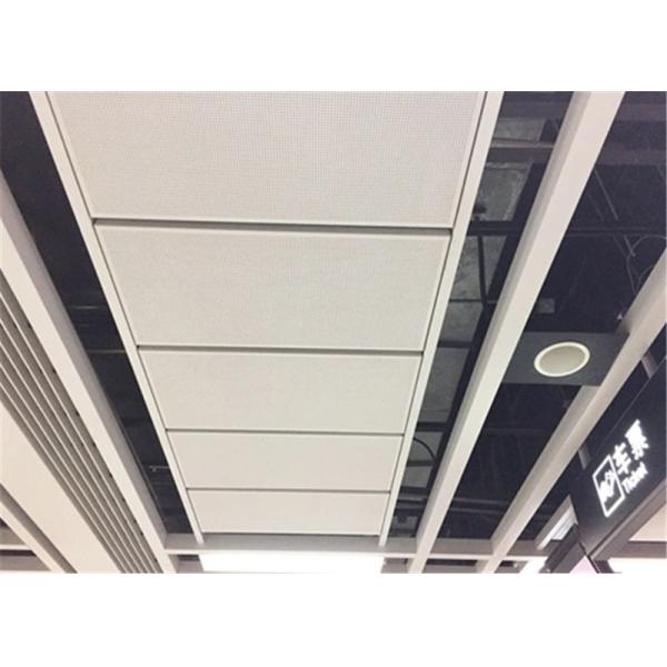 Sound Insulation SGS 1.5mm Perforated Aluminum Ceiling Panel PVDF Coated