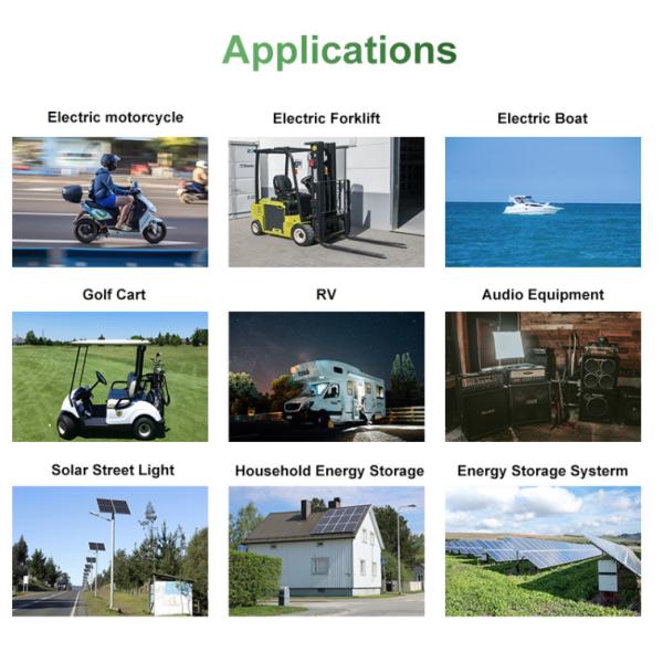 12V 280AH LiFePO4 Battery with Bluetooth and Heating System for Cold Weather Charging and Discharging