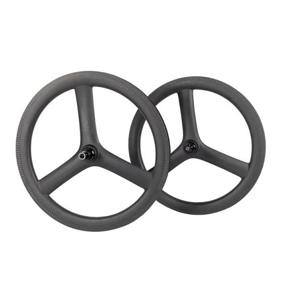 3 Spoke 20 Inch Bike Wheelset Road Track 20" 451 wheelset For V Brake And Disc Brake