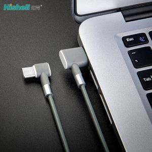 Quality Elbow L Shaped Mobile Phone USB Cables Anti Fingerprint Practical for sale