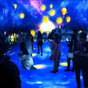Quality Immersive Ar Projectors Hollogram Holographic Interactive Wall Projection Software for sale