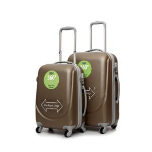 Quality fashion ABS travel trolley cases luggage bag factory for sale