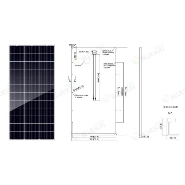 Cigs Solar Panel 330w Pv Module 340wp 350watts Hot Sale Best Price for Solar Home System