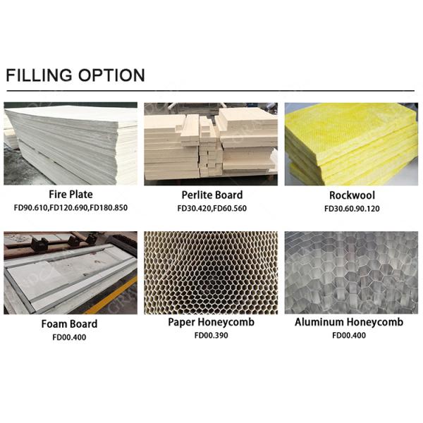 High Quality Steel Hospital Fire Rated Door Commercial Building Fire Rated Door Industrial Fire Proof Doors