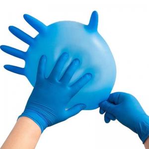 Quality Customized 510K Blue Nitrile Disposable Gloves Hair Dyeing Gloves for sale