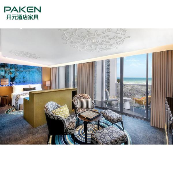 Solid Wood Natural Veneer Custom Hotel Furniture