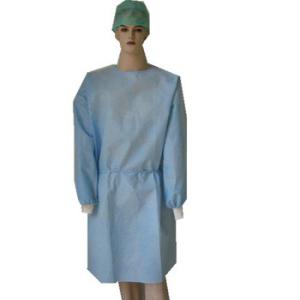 Quality Hospital SMS Isolation Gown , Breathable Durable Disposable Isolation Gown for sale