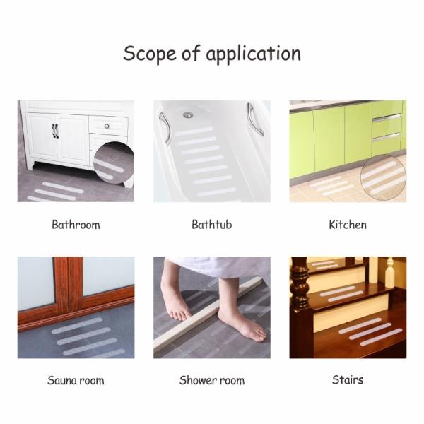 Clear Cartoon Shaped Other Baby Products Non Slip Bathroom Floor Sticker