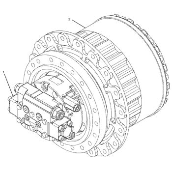 Caterpillar CAT 325D 329D Final Drive Gearbox Travel Motor Assembly Reduction Box 227-6116 191-2682 199-4575
