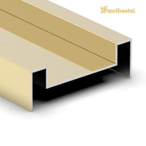 Quality Color Profile M U L T V A Stainless Steel Tile Trim T6x8 Feet Rustproof for sale