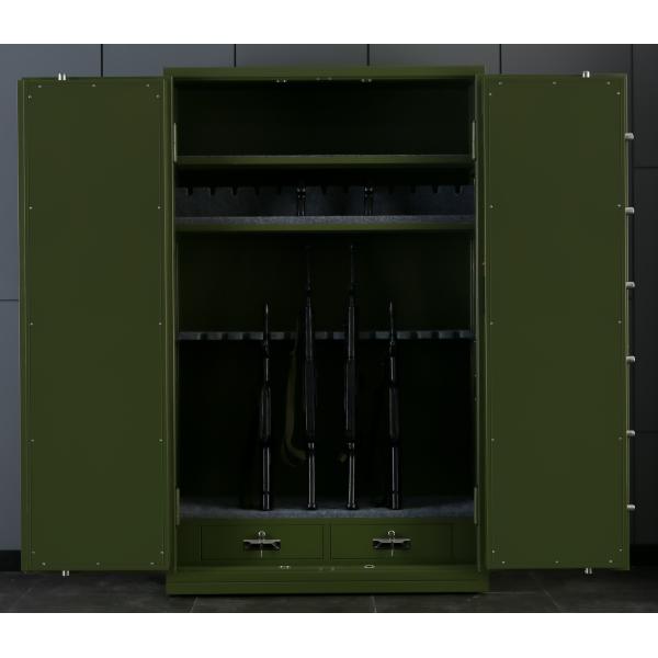 High Security Double Door Gun Cabinet Steel Electronic Lock