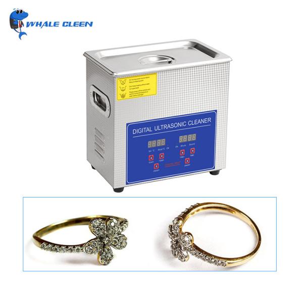 Professional 250W Ultrasonic Jewelry Cleaner With Adjustable Sound 3.2L Sonic Cleaner For Jewelry