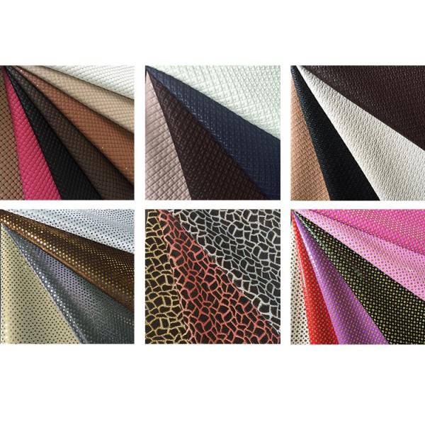 Wholesale New Design Pu Rexine Mesh Glitter Fabric Price