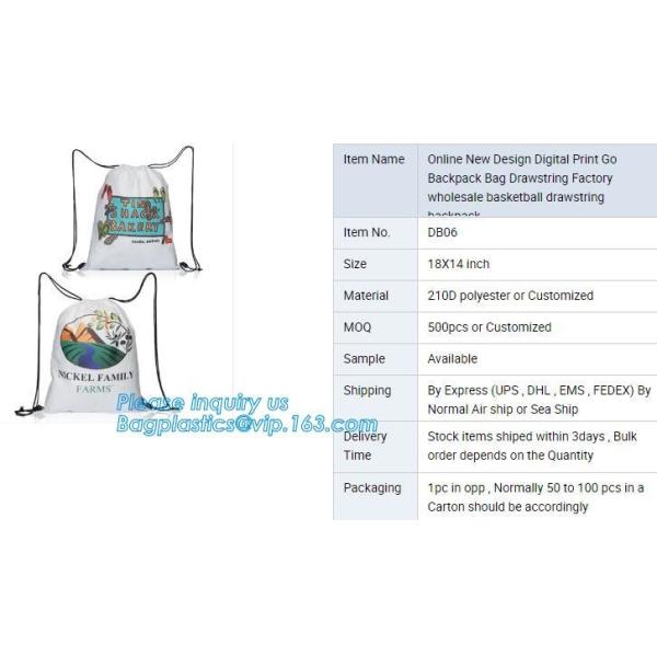 heat transfer logo printing waterproof drawstring bags,polyester tote bag,reusable polyester bags,polyester tote bag bla