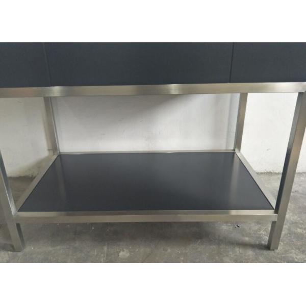 metal/304# stainless steel Bathroom vanity with wood shelf /bathroom cabinet /HOTEL VANITY V-014