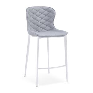 Quality 65cm PU Leather Stainless Steel Counter Height Stools for sale