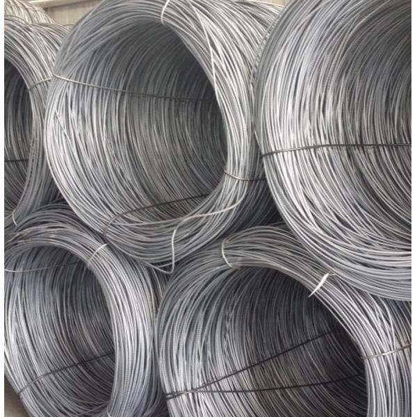 Galvanized Hot Rolled Steel Wire Rod 0.3 - 50mm BV SGS Cold Heading