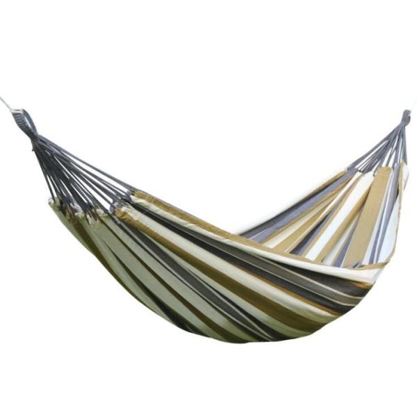 Two Person Cotton Fabric Hammock Bed Type For Backyard Outdoor Indoor