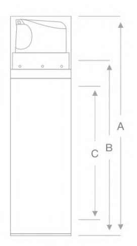 Refillable Inner Bottle And Clear Big Dosage Airless Pump Bottles GR601A/B/C