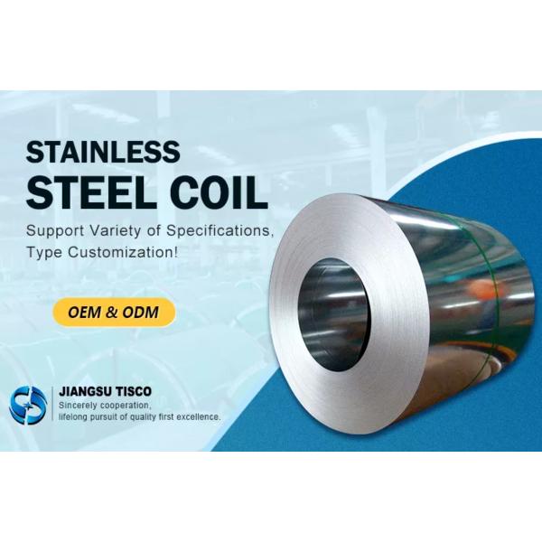 316Ti 316L Coil Stainless Steel JIS EN Stainless Steel Strip Coil