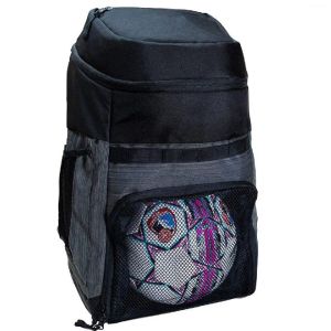 Quality OEM Casual Polyester Soccer Ball Backpack With Mesh Pockets for sale