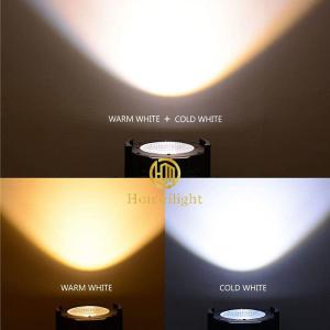 Quality Studio Church COB Par Light DMX512 2in1 Warm Cool White With Liner Dimmer for sale